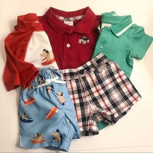 Boys Gymboree beach bundle short swim 3 months